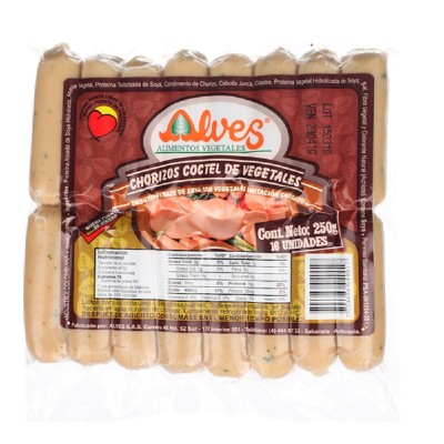 CHORIZO COCTEL DE VEGETALES  ALVES